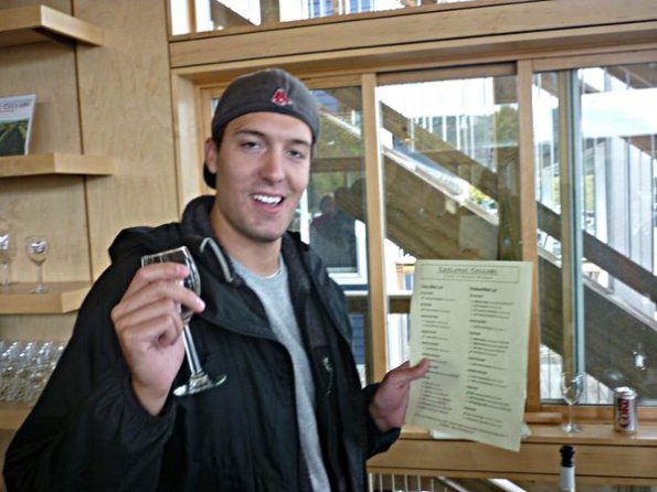 I told you it was a wine tasting place. Photo by Jim Newton.