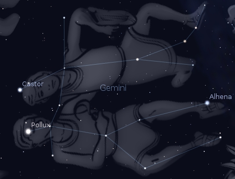 Gemini with Castor and Pollux