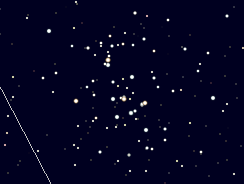 BeehiveInBinocs The Beehive star cluster (M44) as it would appear in binoculars.