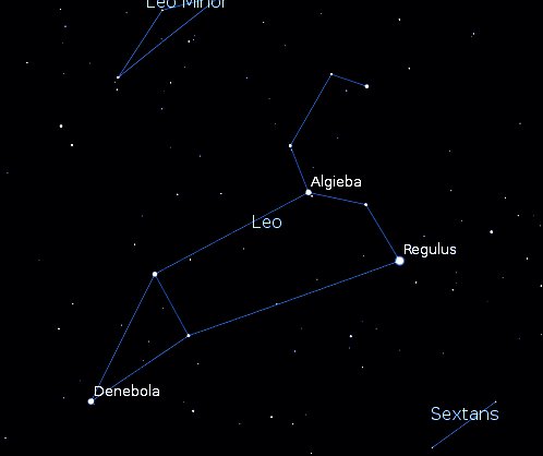 Leo in the southeast
