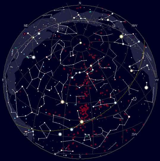 Looking out the thin side of the Milky Way