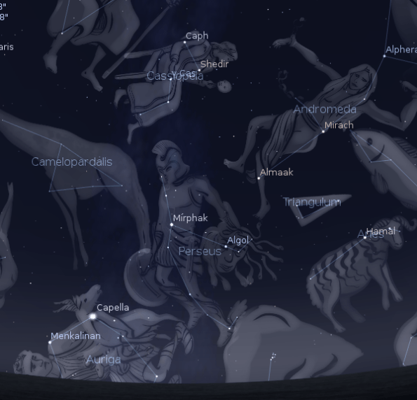 Algol at 7:30 p.m. on Halloween