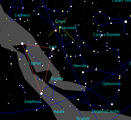 Draconid Meteor Shower Radiant