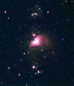 Great Orion Nebula in Orion's sword. My old photograph.