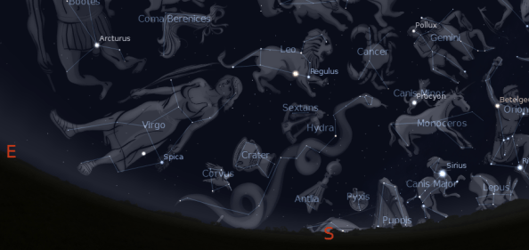 Hydra_04-09-12-2200 Hydra the Water Snake at 10 p.m. on April 9th, 2012