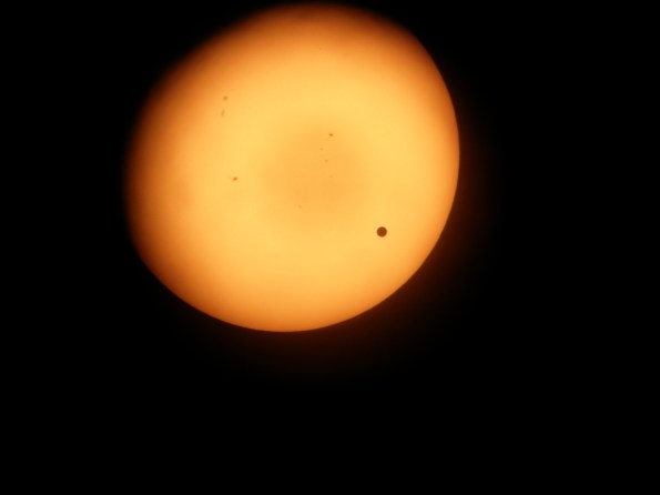 Gary's photo of the transit.