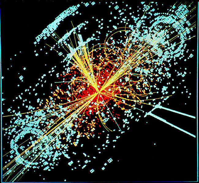 Simulated Higgs event