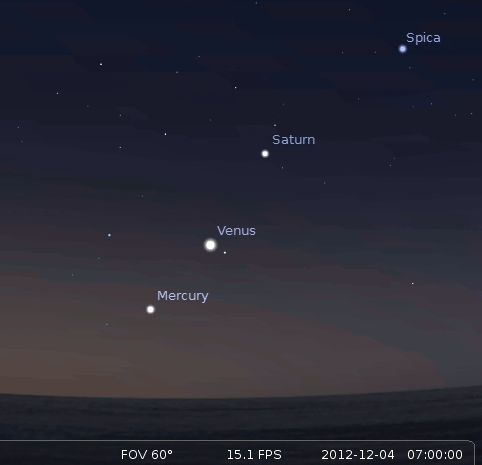 Mercury animation starting December 4, 2012.