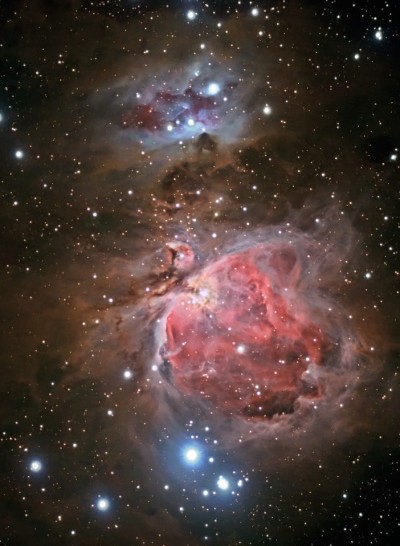 The Great Orion Nebula (M42) long exposure photograph