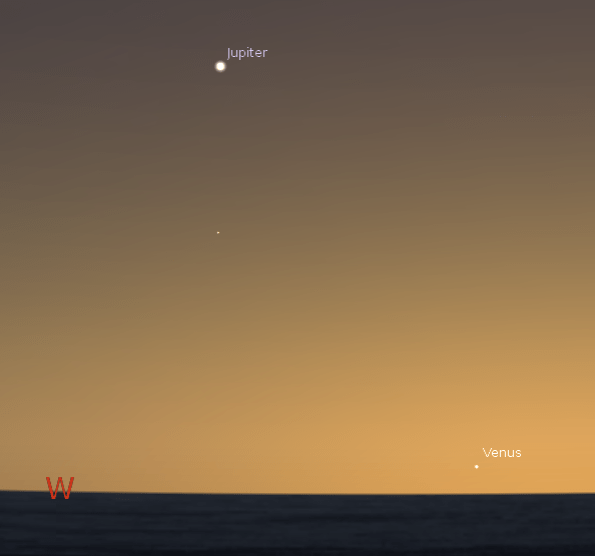 Jupiter and Venus