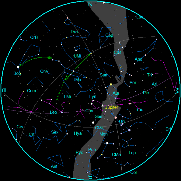 March 2014 Star Chart