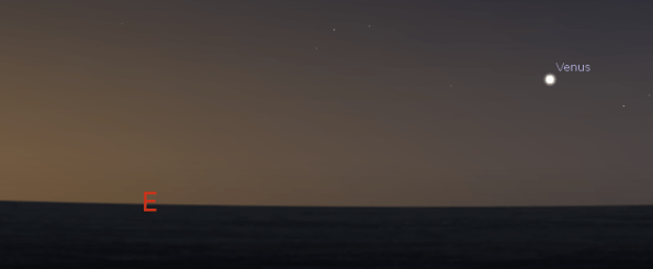 Venus in twilight