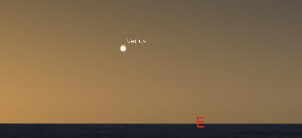 Venus in twilight