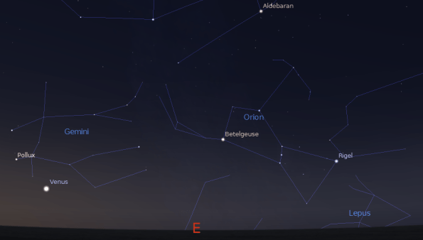 Venus in the morning