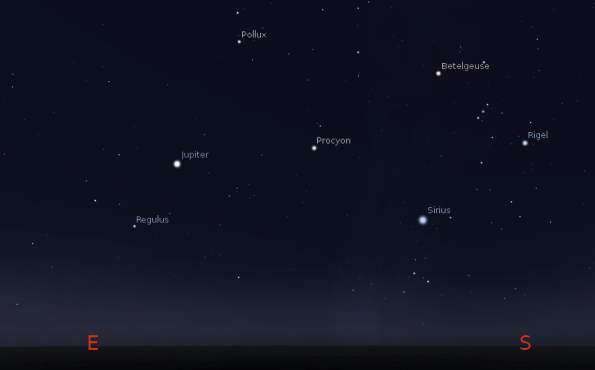 Jupiter and the morning stars