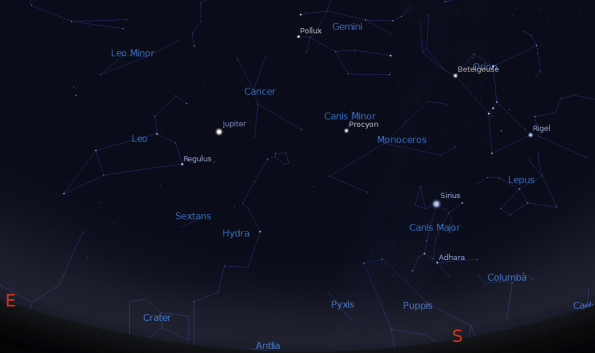 Jupiter and the morning stars