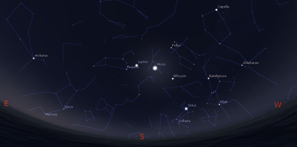 Morning stars and planets