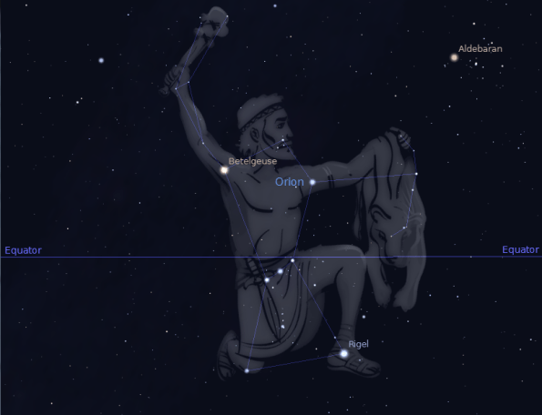 Otion as seem from most of the Earth