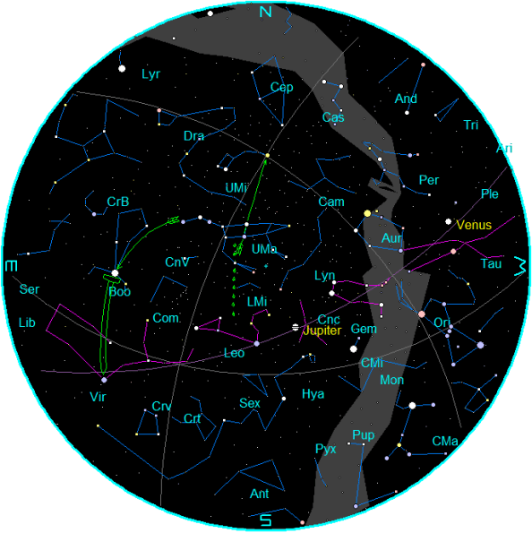 April Star Chart