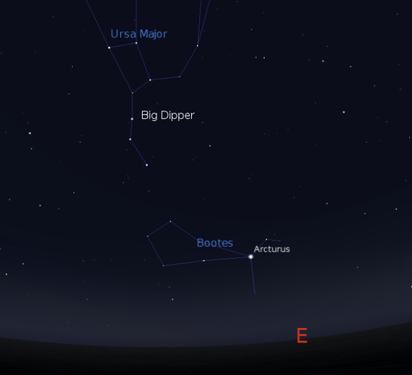 Arcturus finder chart