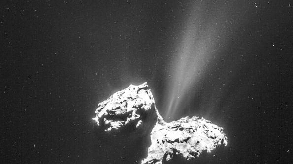 Comet 67P dust jets