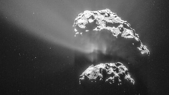 Comet 67P dust jets