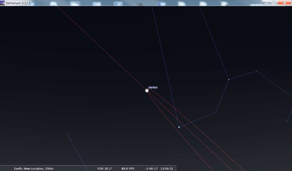 Orbits of Venus and Jupiter 2 BC
