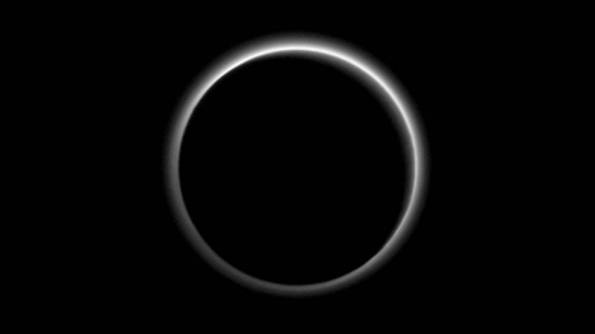 Pluto's halo