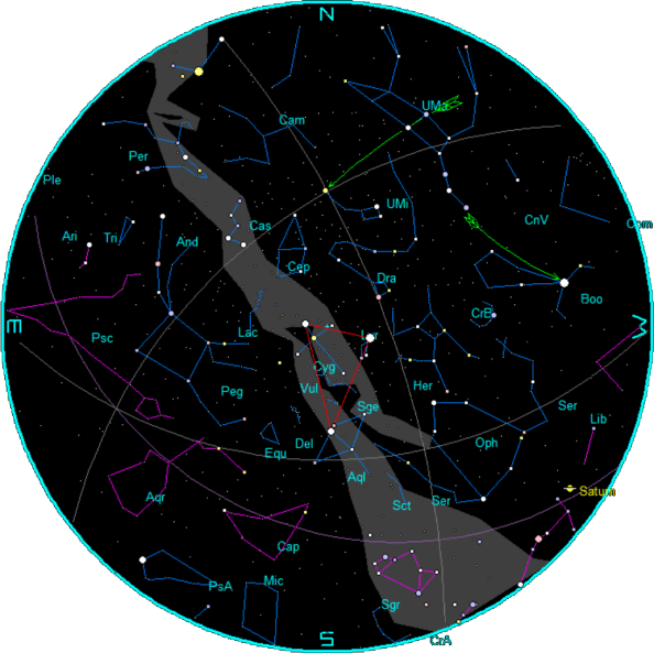 Star Chart for September 2015