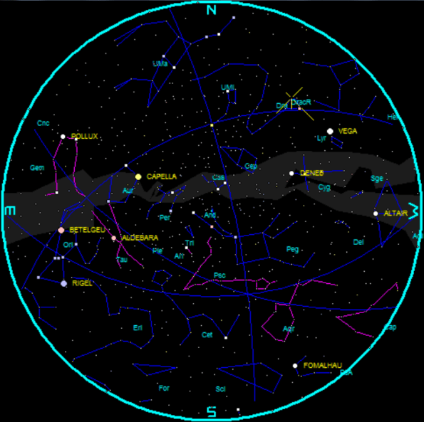 Draconids at projected peak