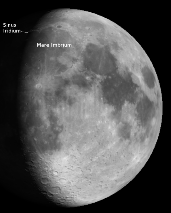 Sinis Iridium on Moon Globe