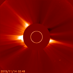 Mercury in a coronagraph