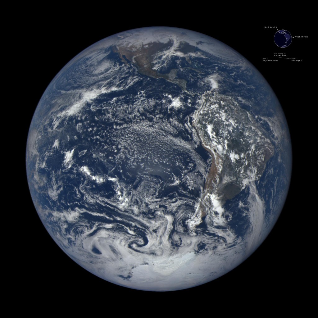 The Earth near December solstice