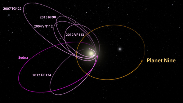 Suspected Planet X Orbit