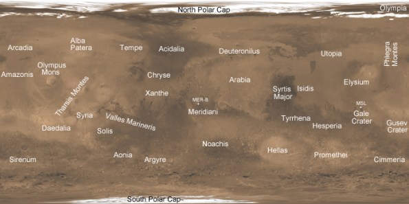 Mars Map
