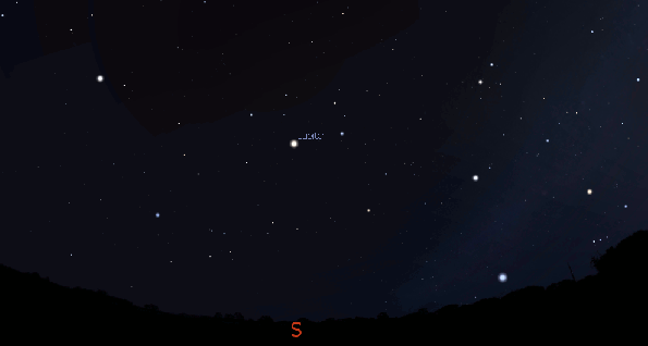 Jupiter and the spring stars