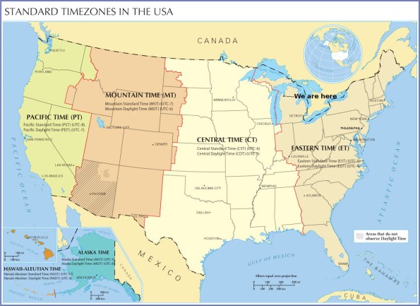 Time Zone Map