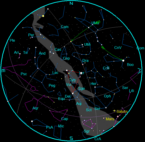 September Star Chart