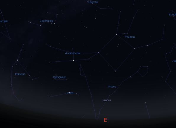Andromeda, Pegasus and Perseus