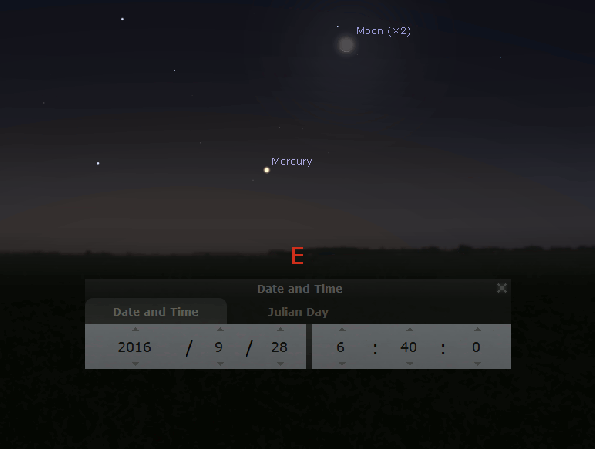 Mercury in the morning