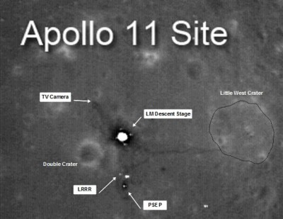 Apollo 11 landing site