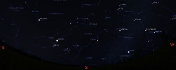 Jupiter and the morning stars