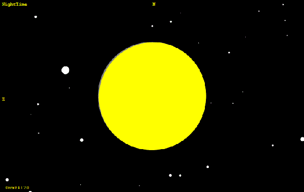 Occultation animation