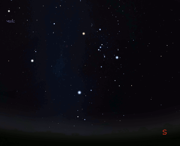 Orion and Canis Major