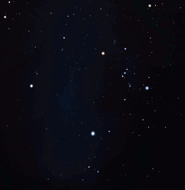 Orion and hunting dogs