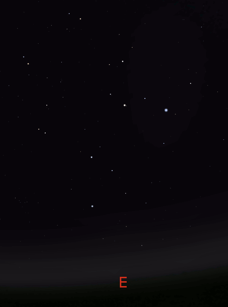 The constellation Leo animation