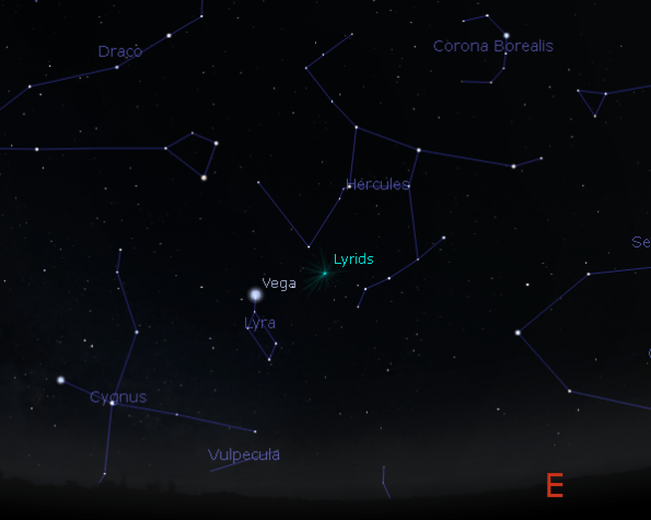 Lyrid  Radiant.