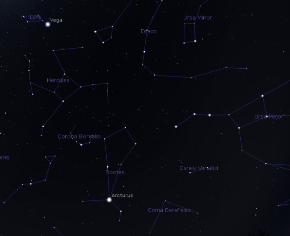 Arcturus finder chart