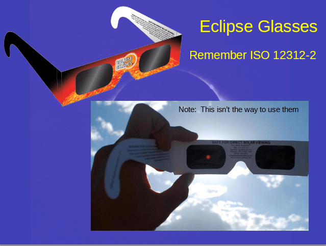 Eclipse glasses