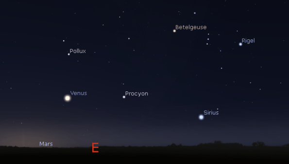 Venus in the morning